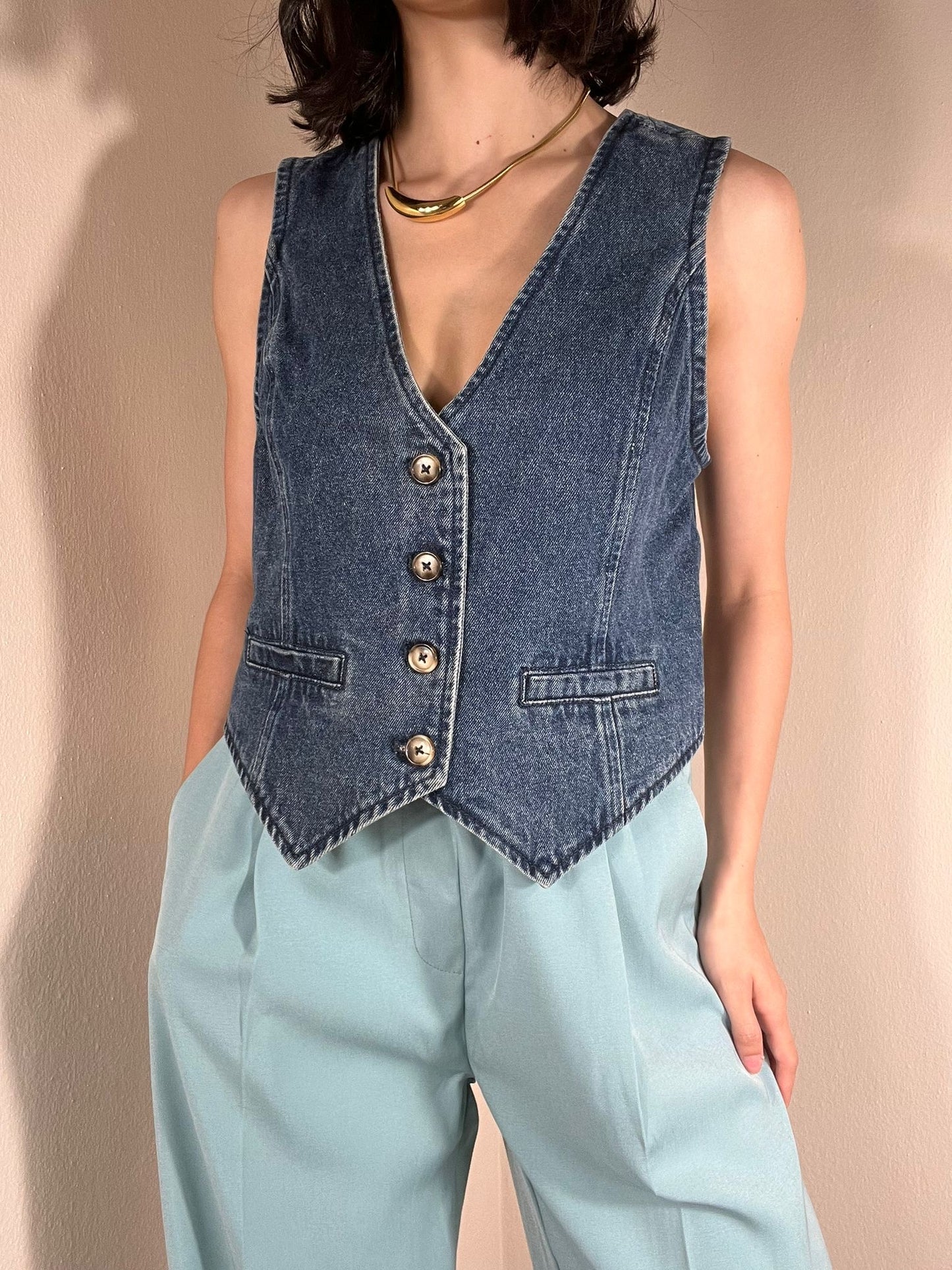 Ileana Denim Vest