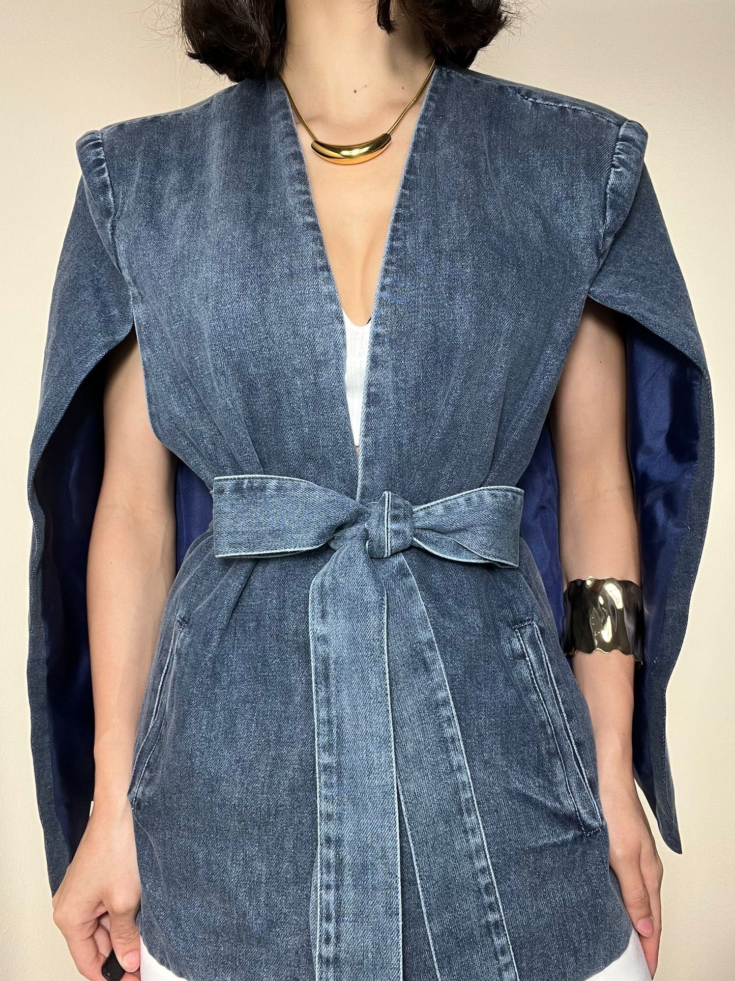 Liz Denim Capelet