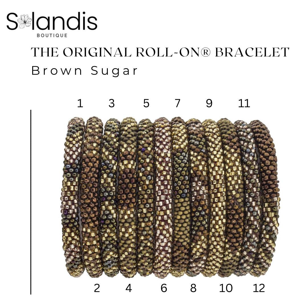 AIDTHROUGHTRADE THE ORIGINAL ROLL-ON® BRACELET - BROWN SUGAR
