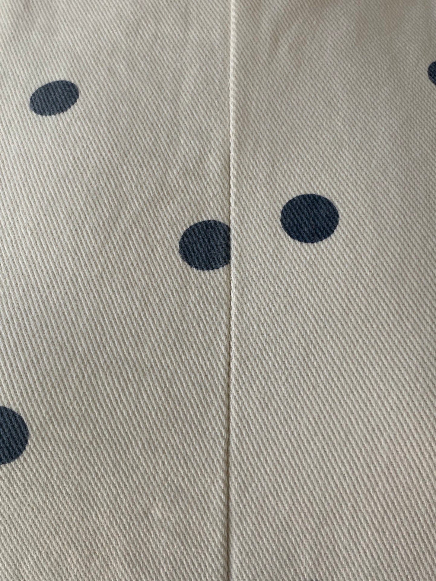 Polka Dots Denim Romper