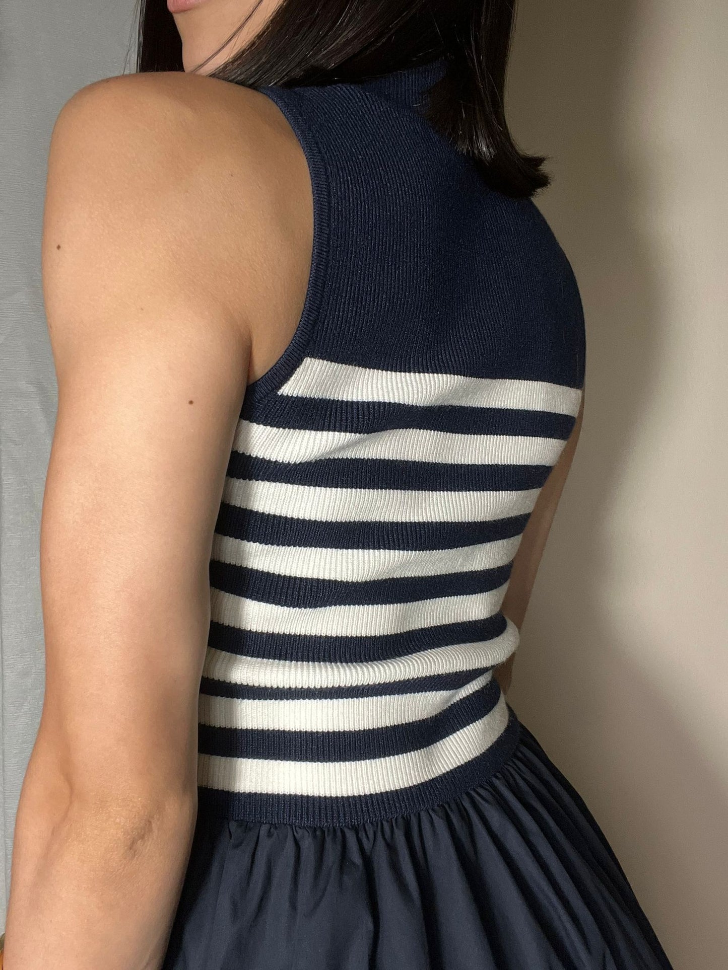 Roa striped mid dress