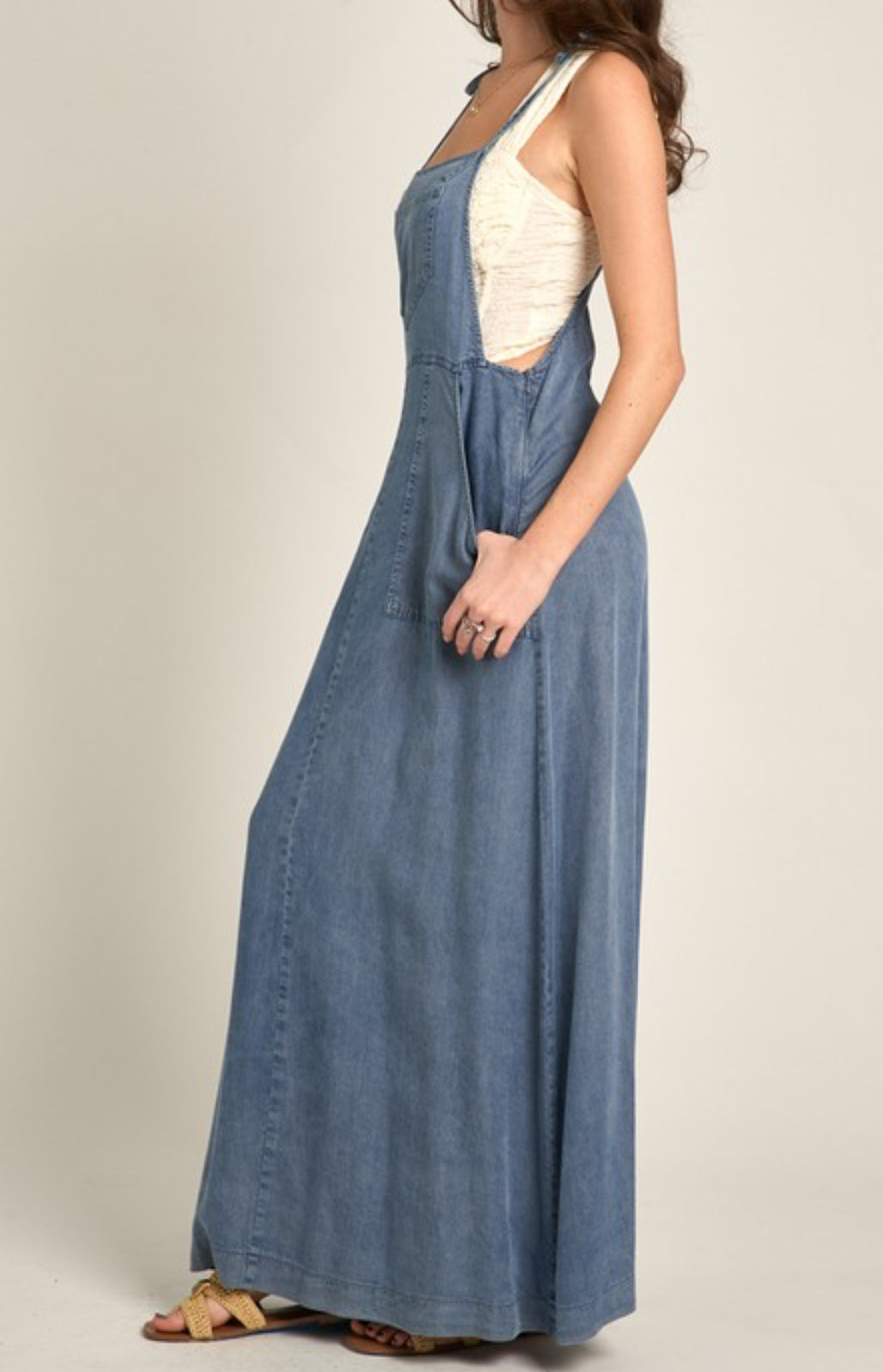 Denim Overall Dress