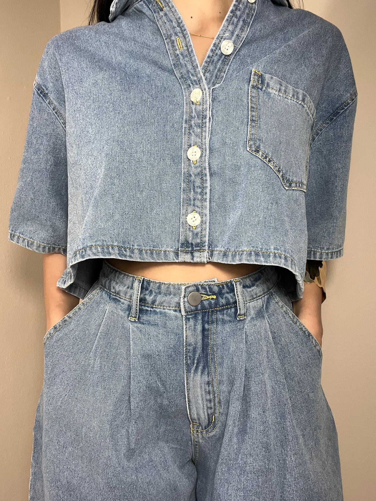 Nicole Denim Set