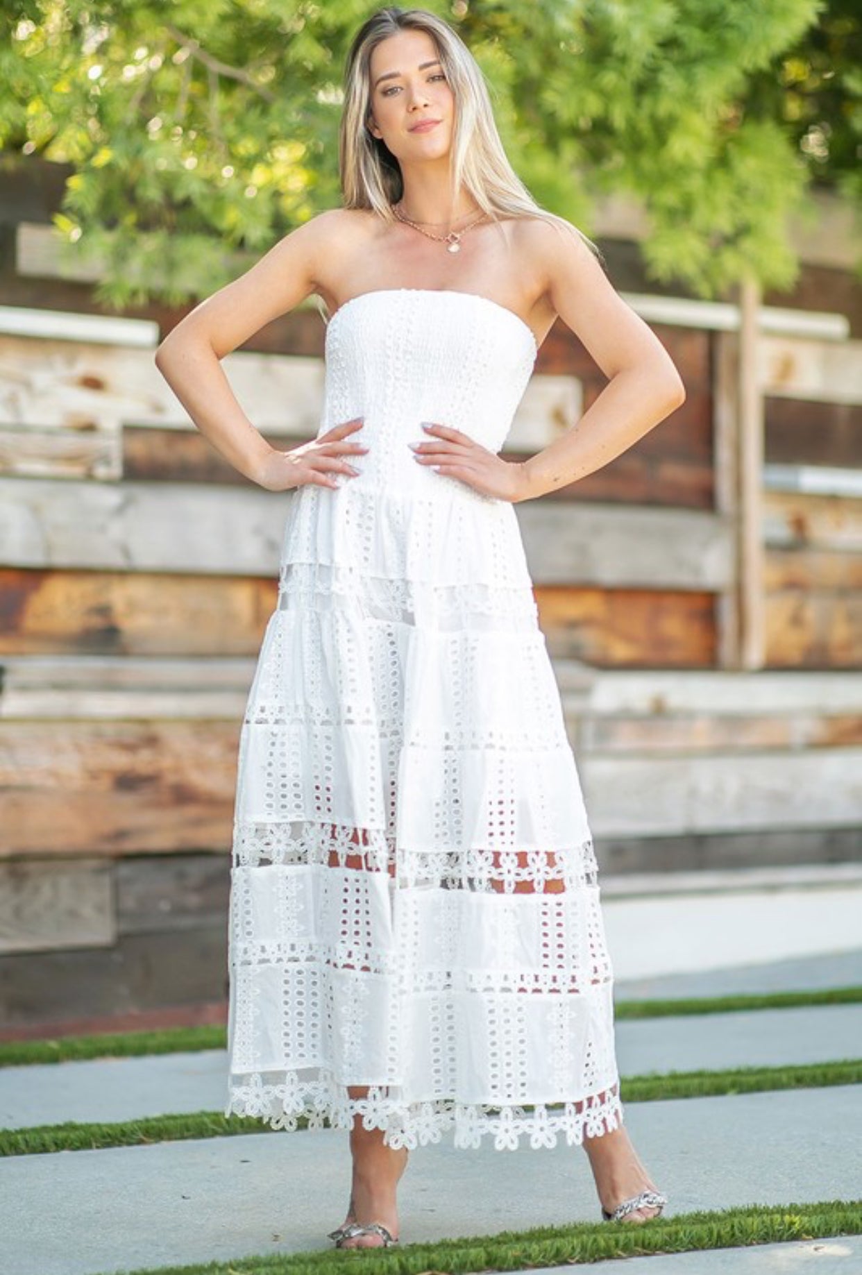 Mrs White Tube Dress **Final Sale**