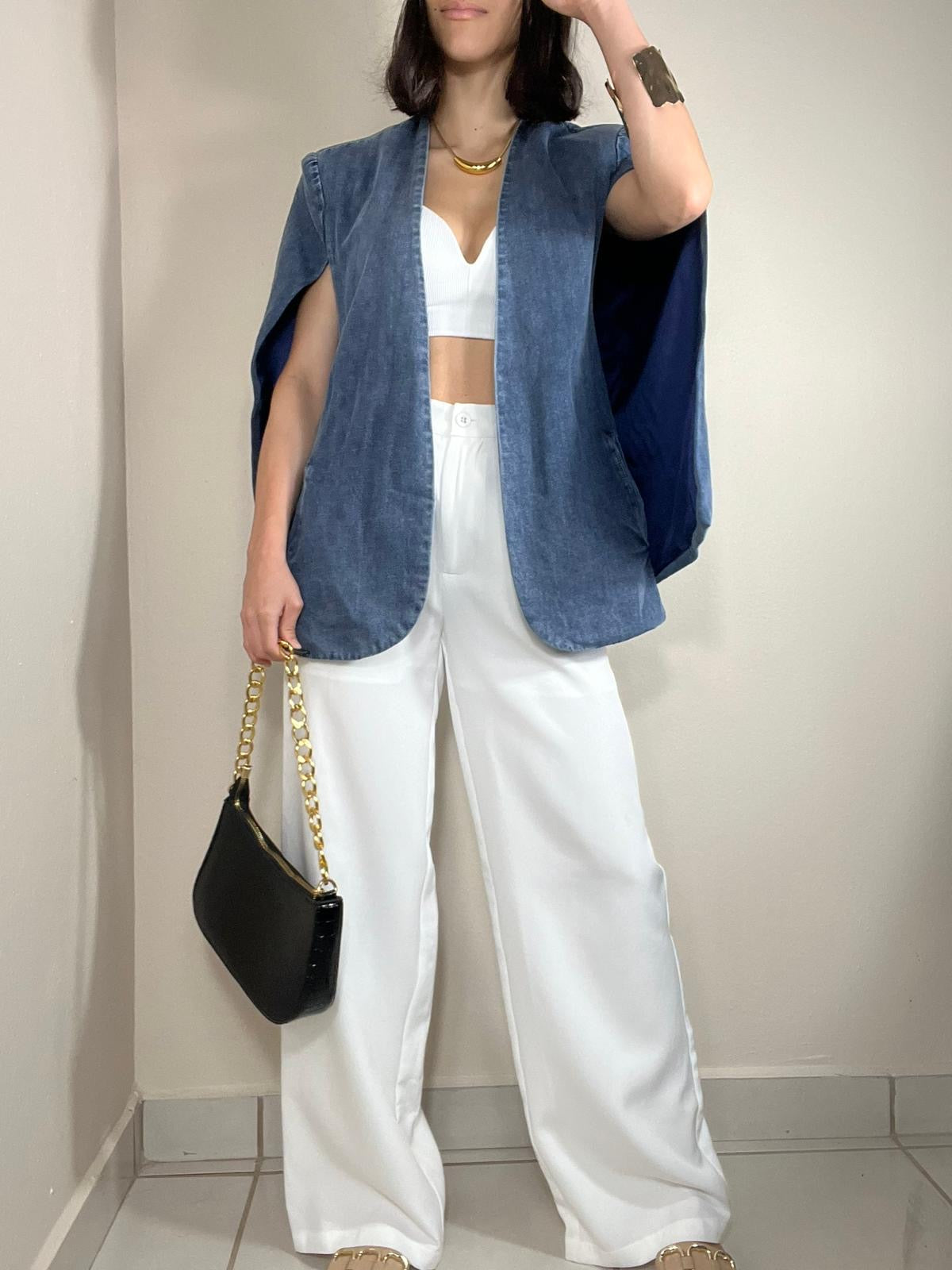 Liz Denim Capelet