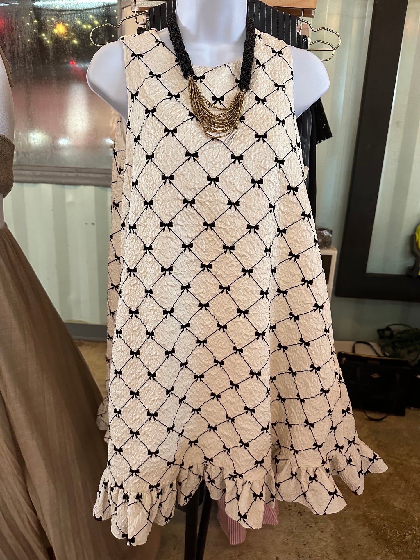 Bow Mini Dress