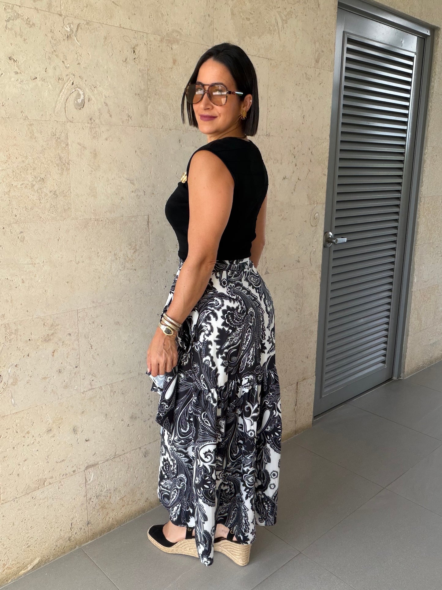Lia Black/White Print