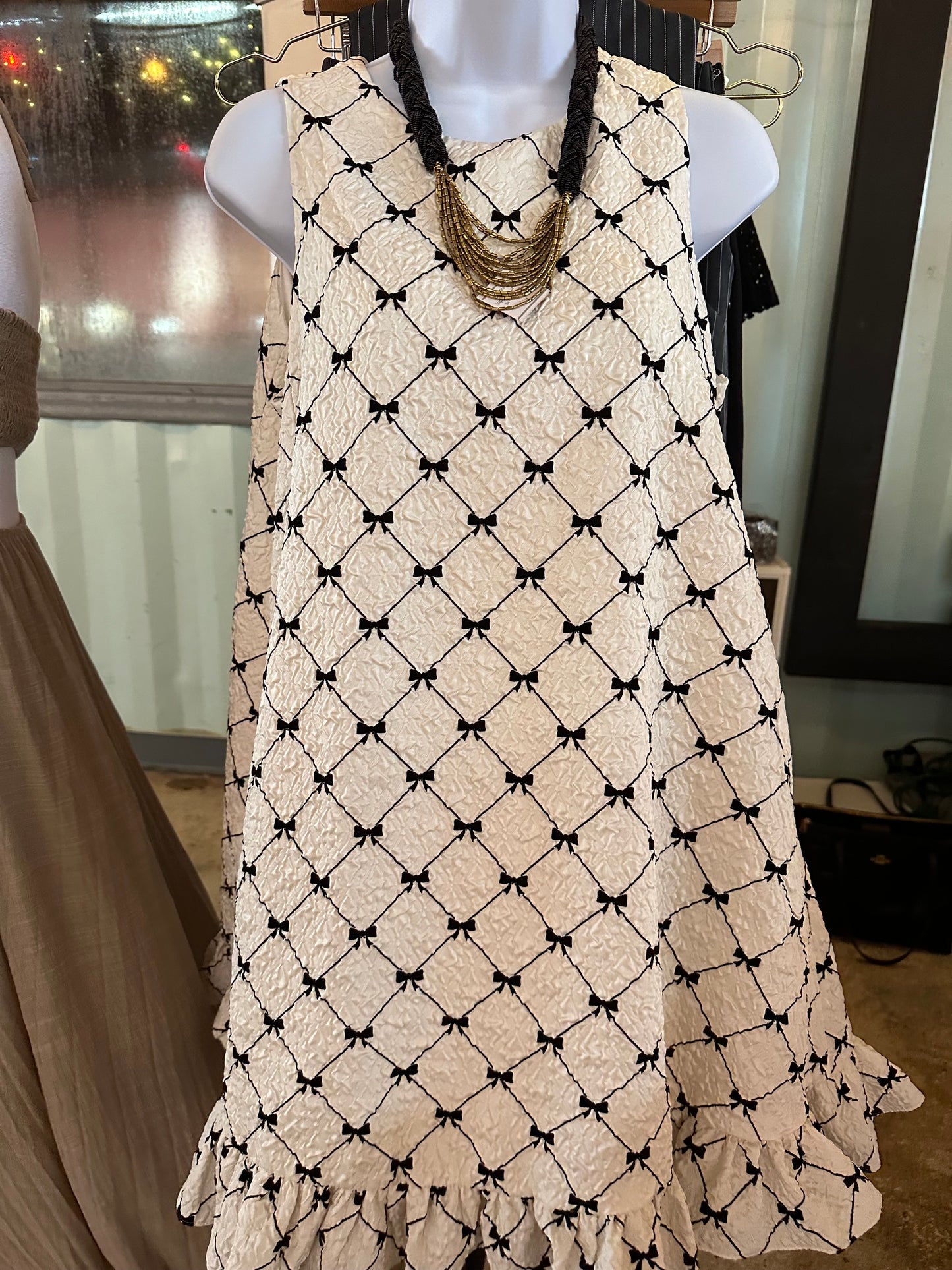 Bow Mini Dress