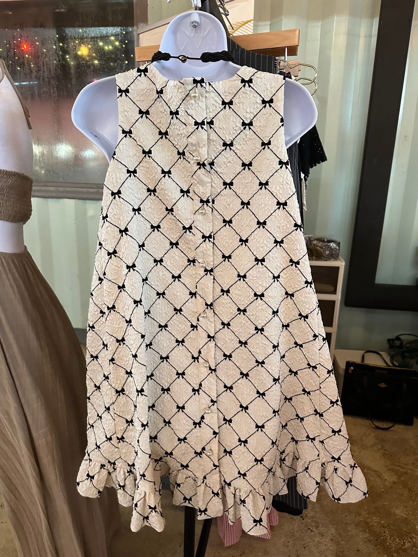 Bow Mini Dress