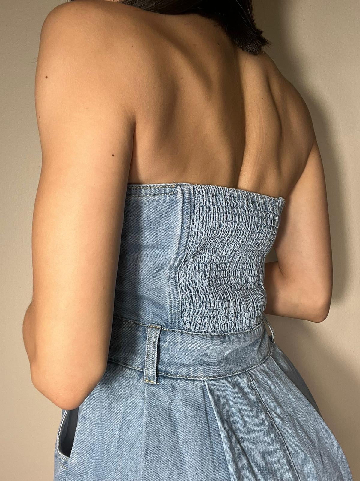 Jena Denim Romper
