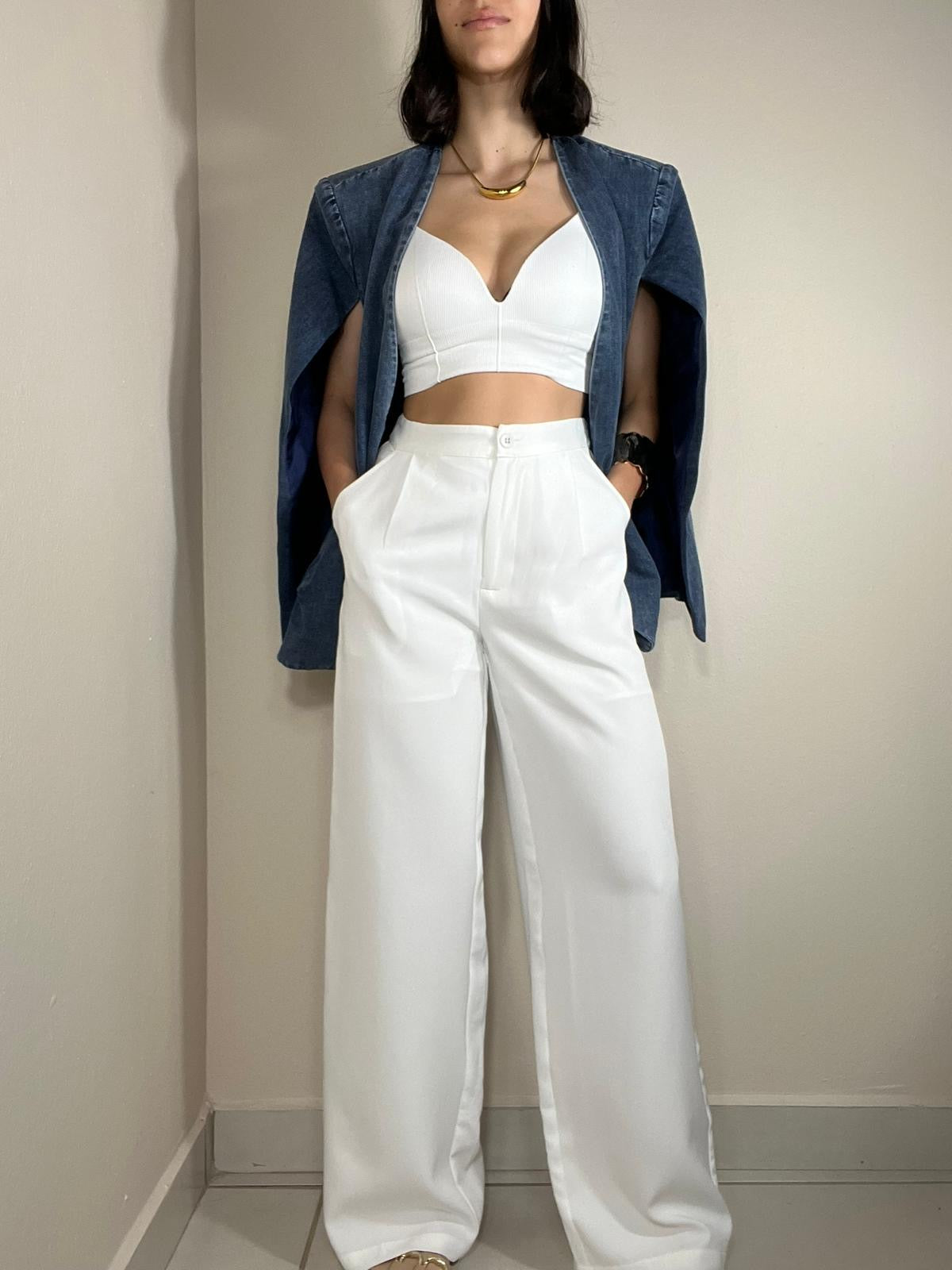 Liz Denim Capelet