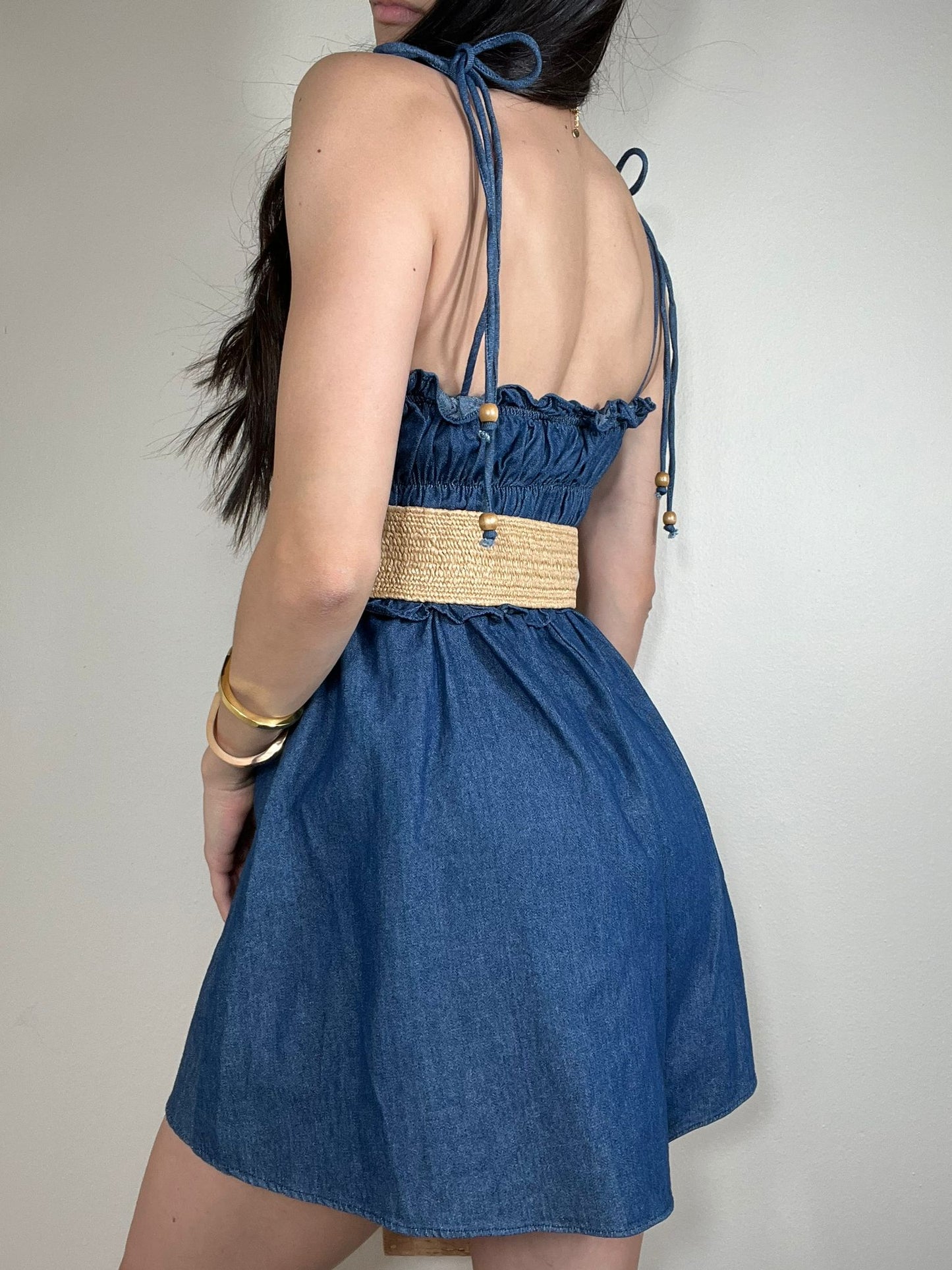 Marla Denim Romper