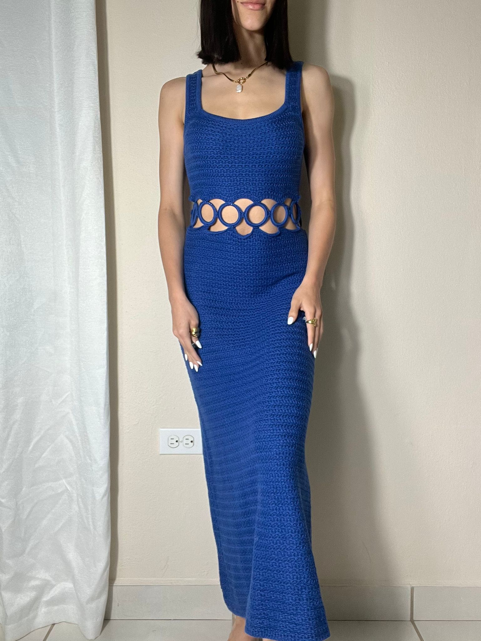 Roy Crochet Midi Dress Solandis Boutique LLC Roy Crochet Midi Dress Solandis Boutique LLC