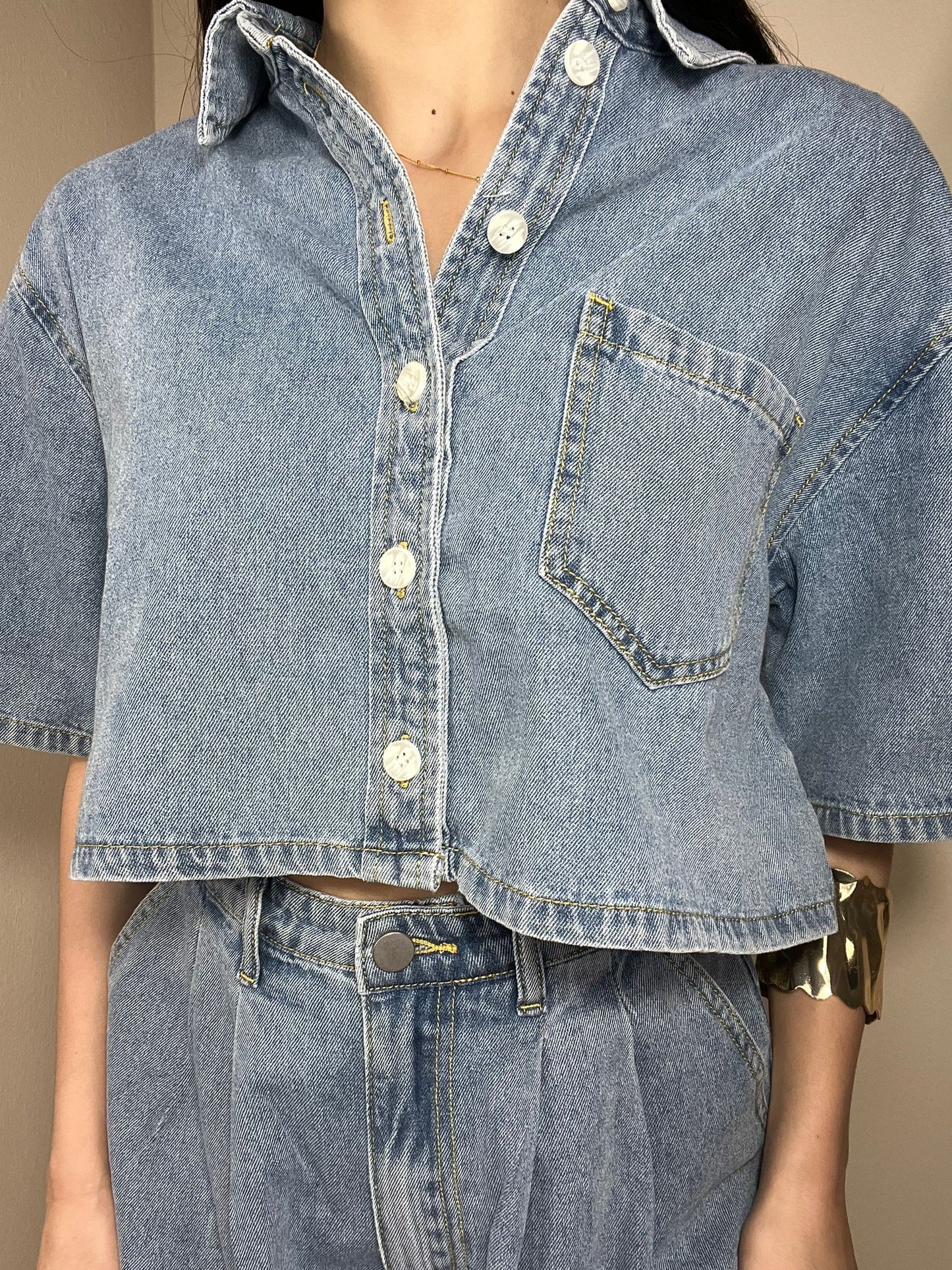 Nicole Denim Set