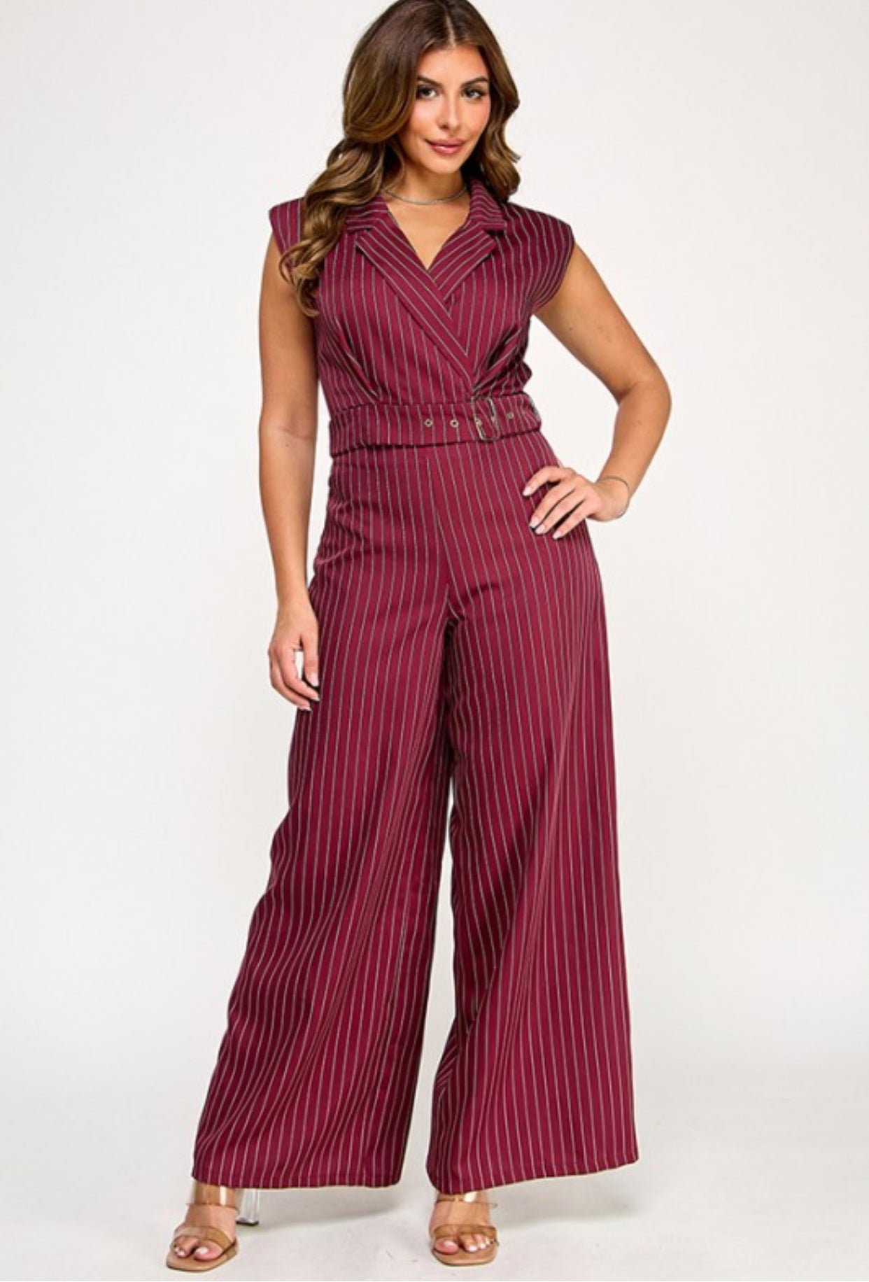 Azahara Vest Set Wine