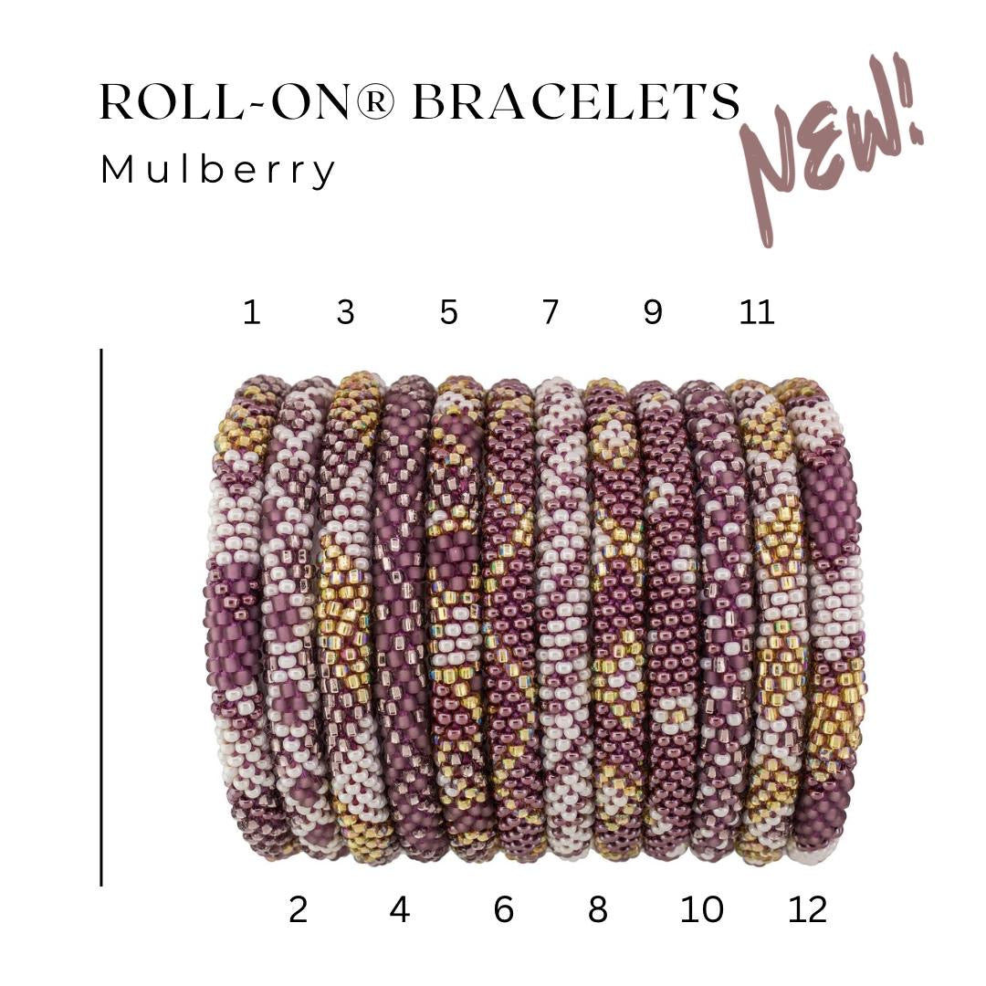 AIDTHROUGHTRADE THE ORIGINAL ROLL-ON® BRACELET - MULBERRY