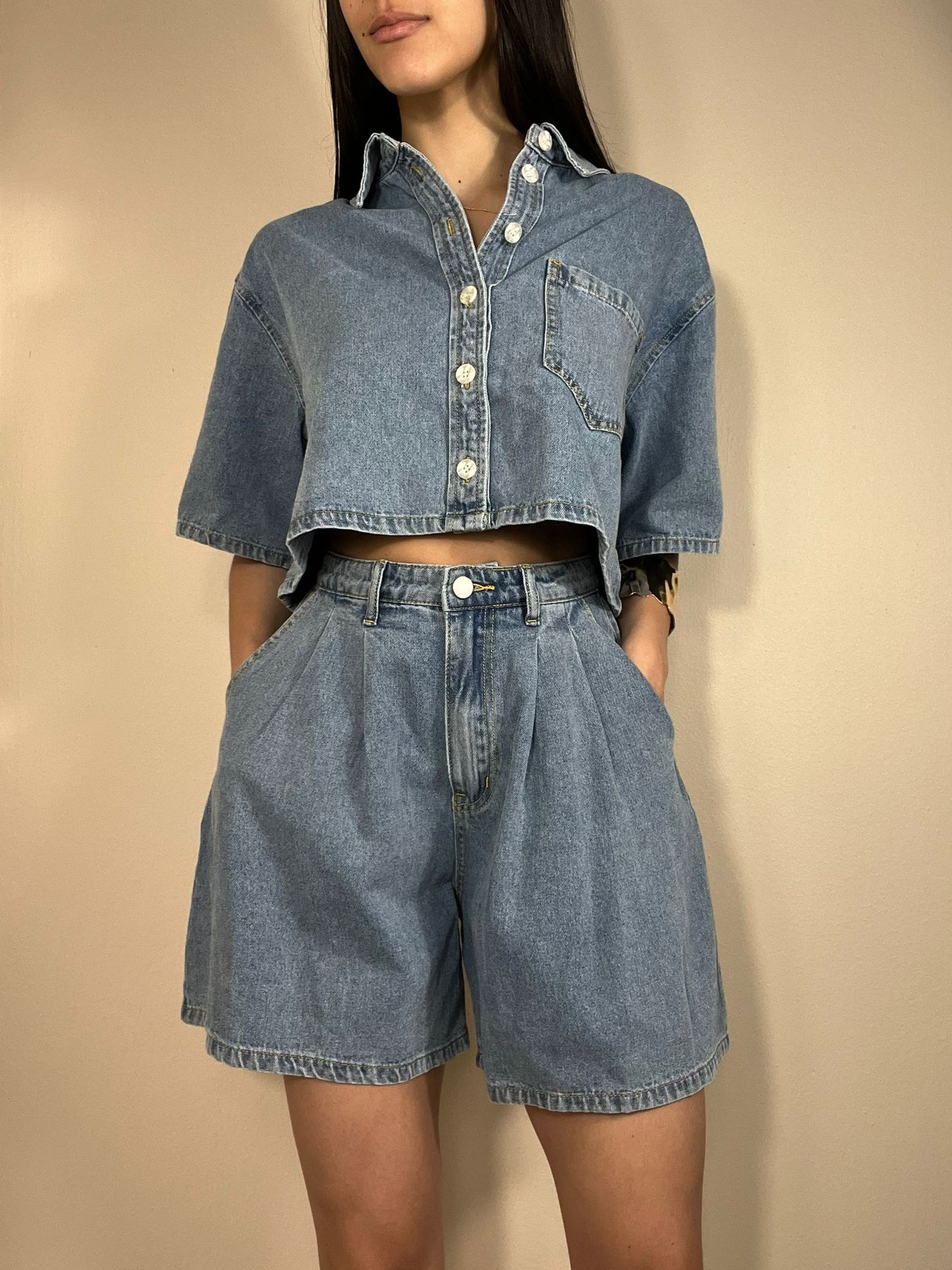 Nicole Denim Set