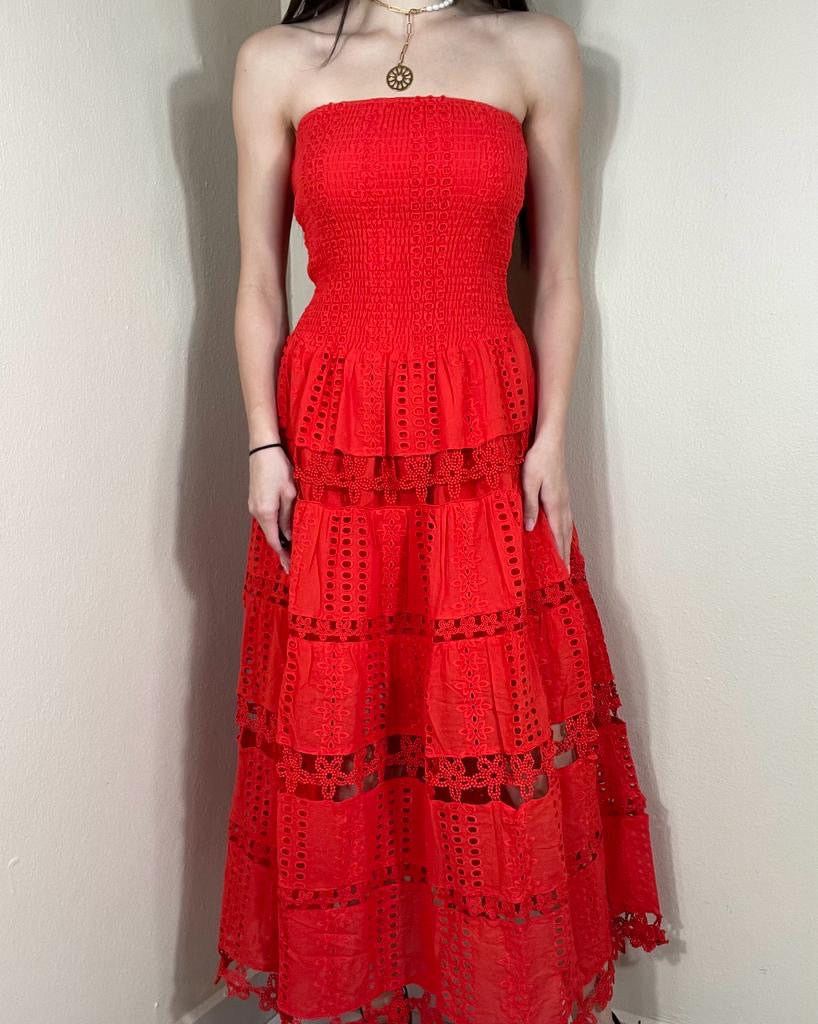 Mrs White Tube Dress **Final Sale**