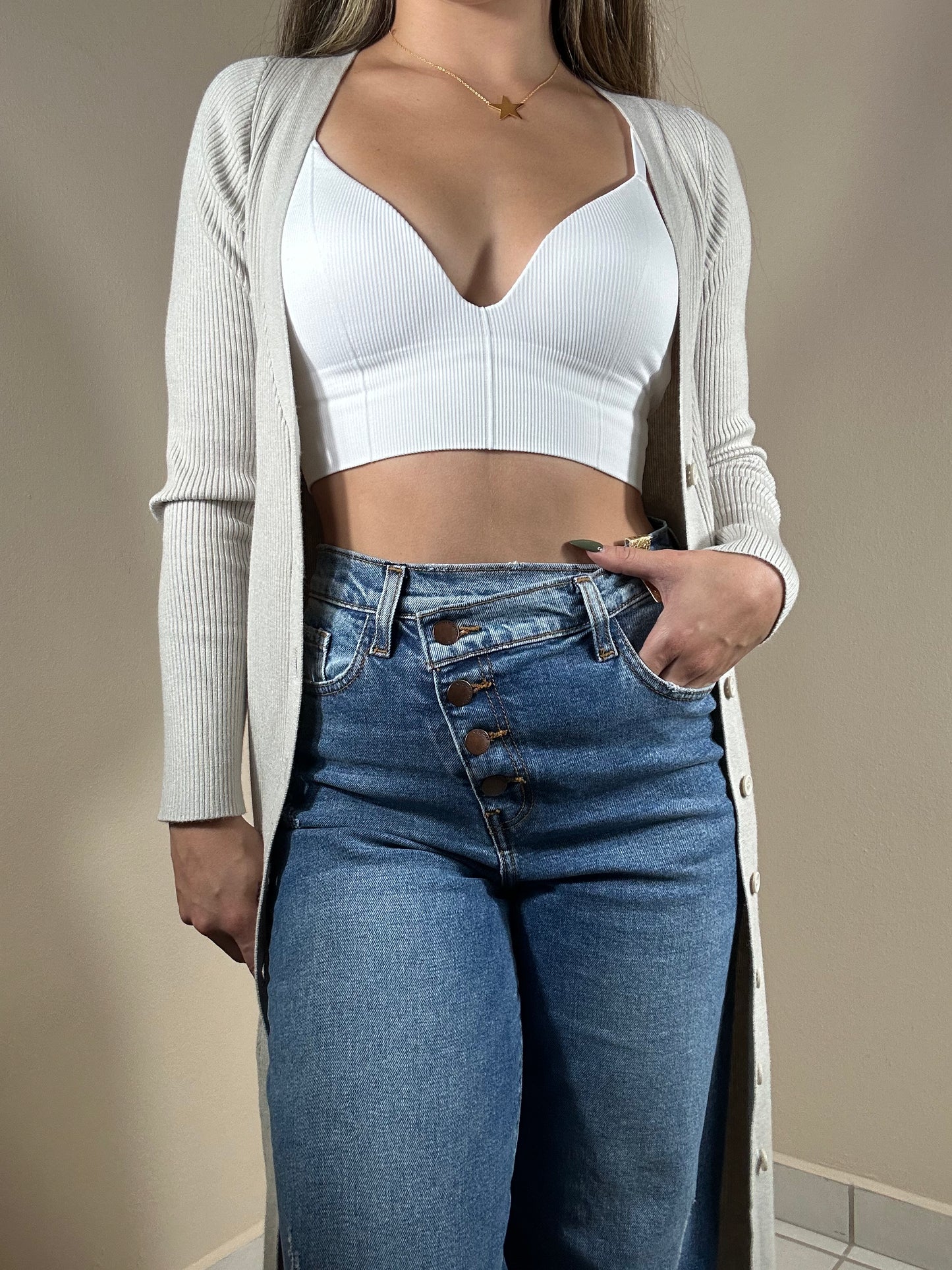 Hazel Long Sweater Cardigan