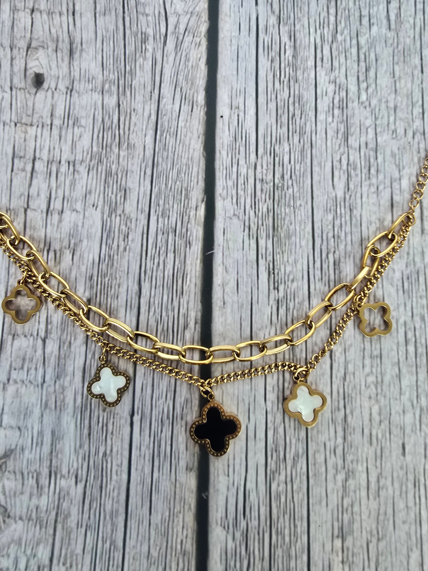 Clover Stainless Steel Bracelet