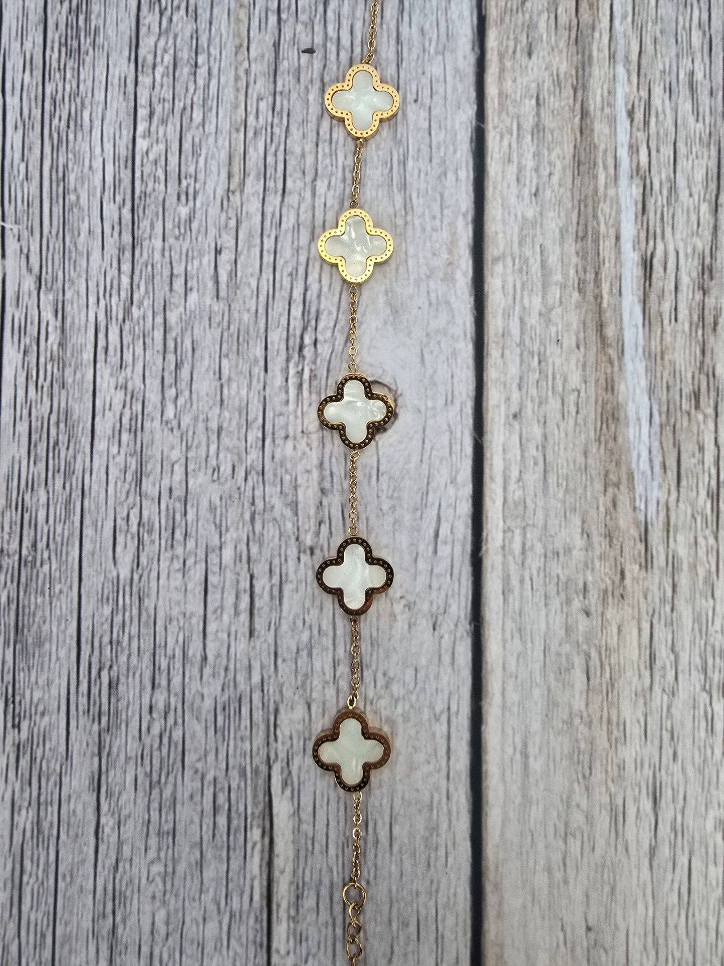 Clover Stainless Steel Bracelet