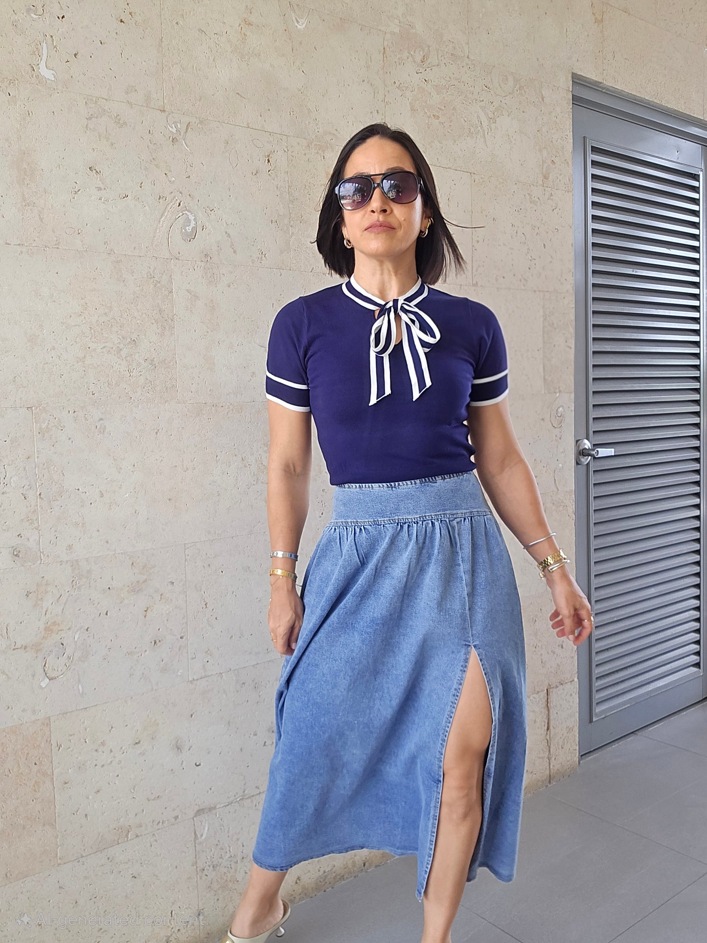 Merari Denim Skirt