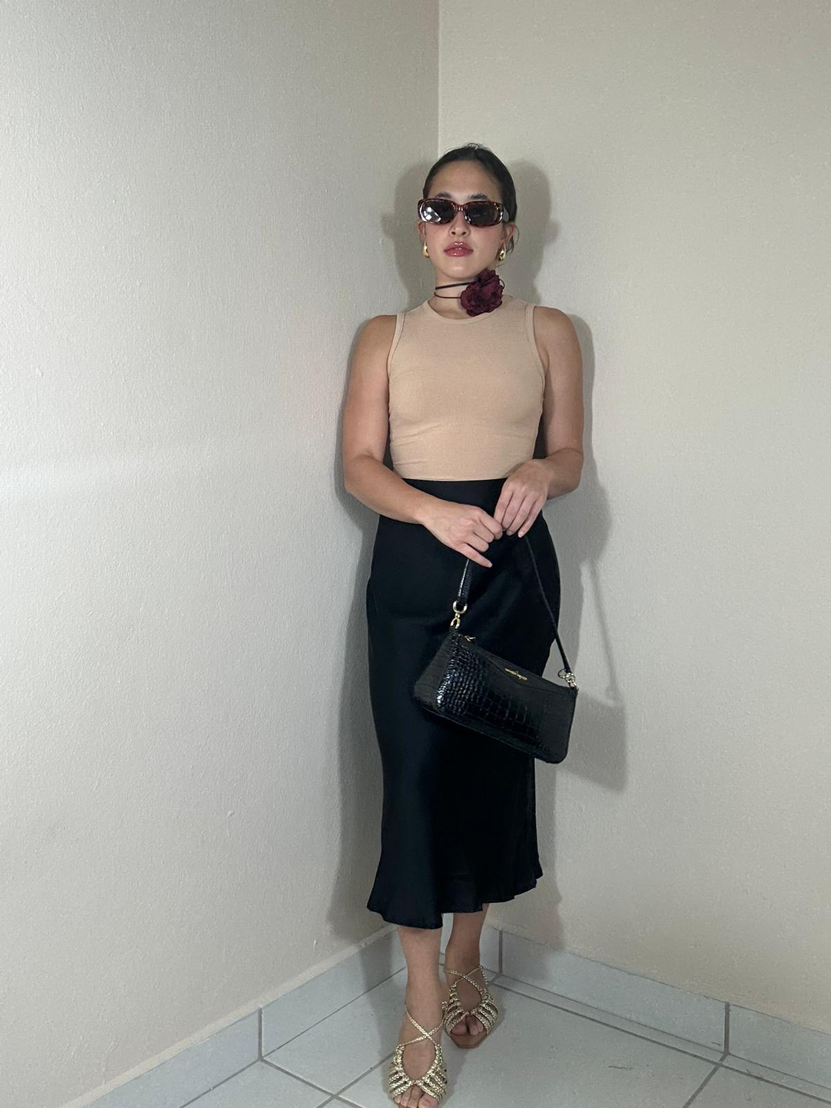 Amaya Satin Skirt