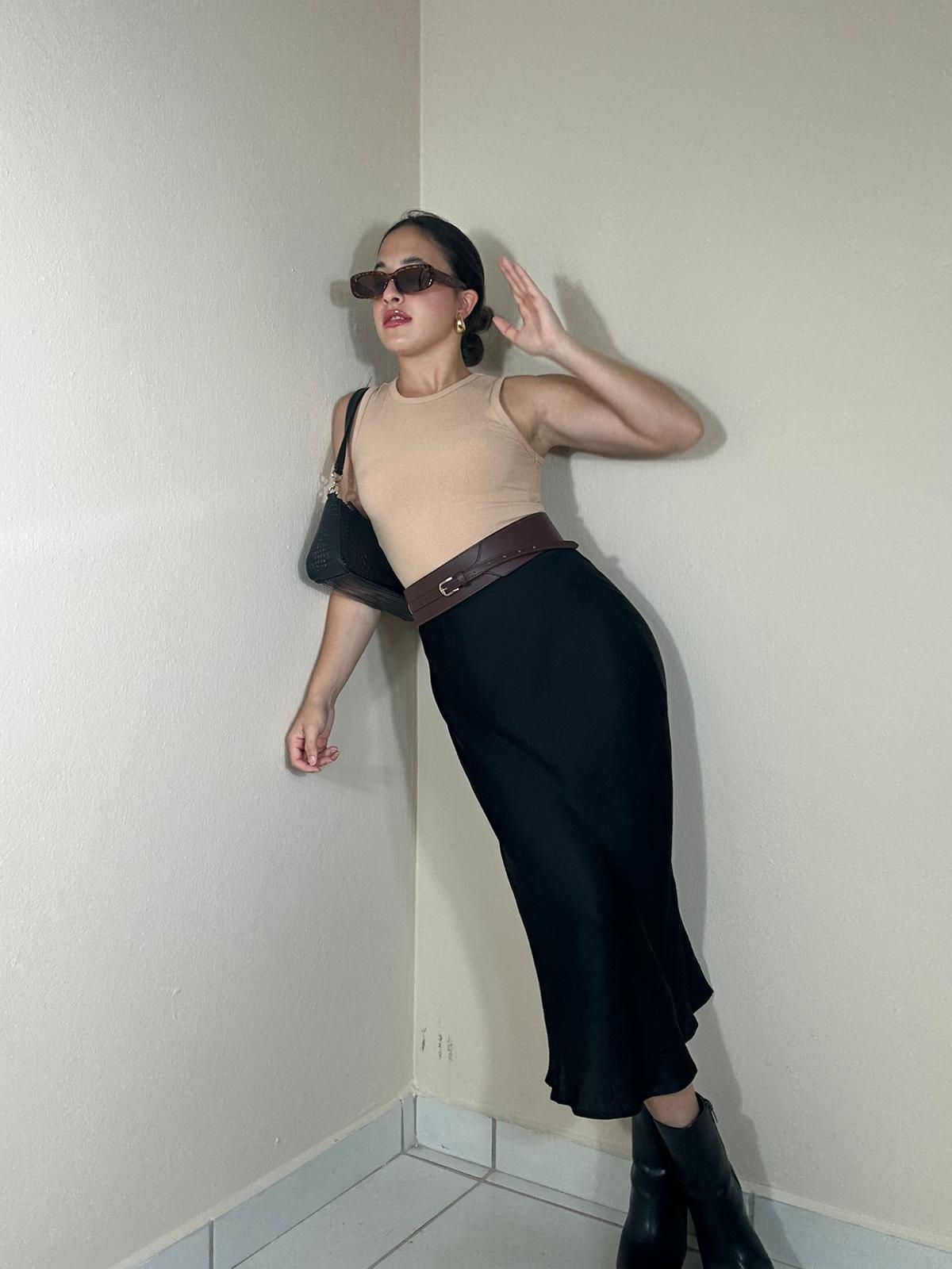 Amaya Satin Skirt