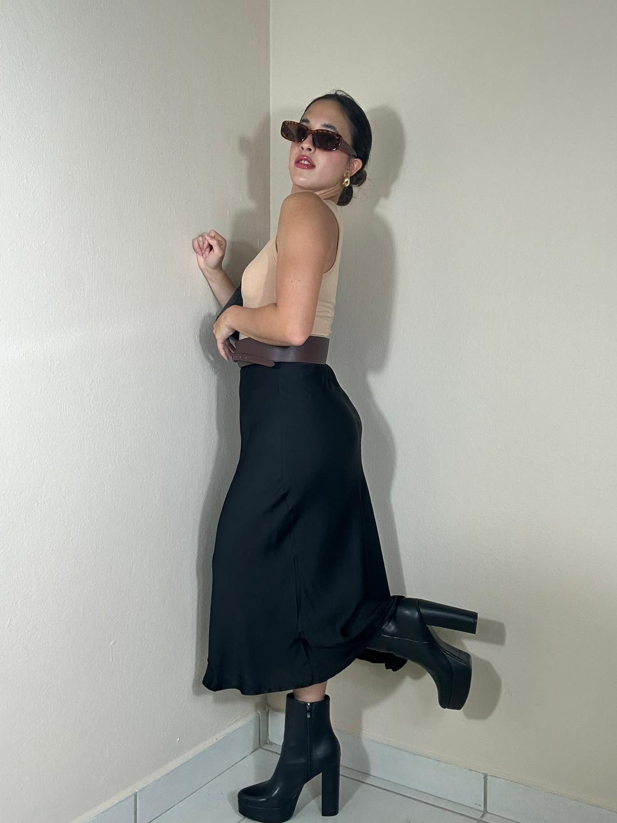 Amaya Satin Skirt