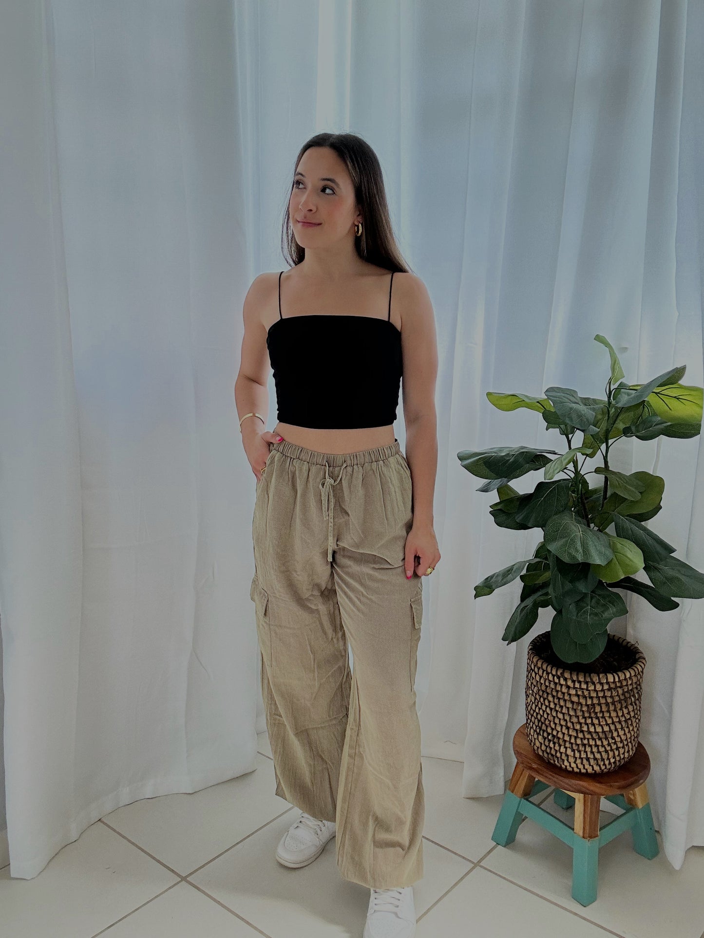 Basic Black Crop Top