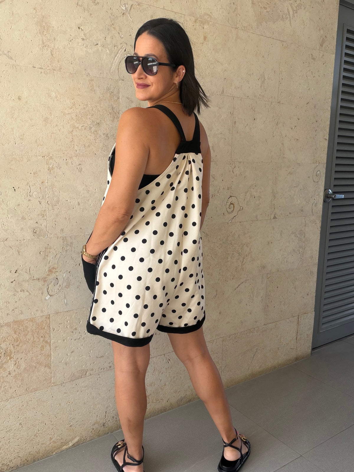 Melissa Polka Dot Romper