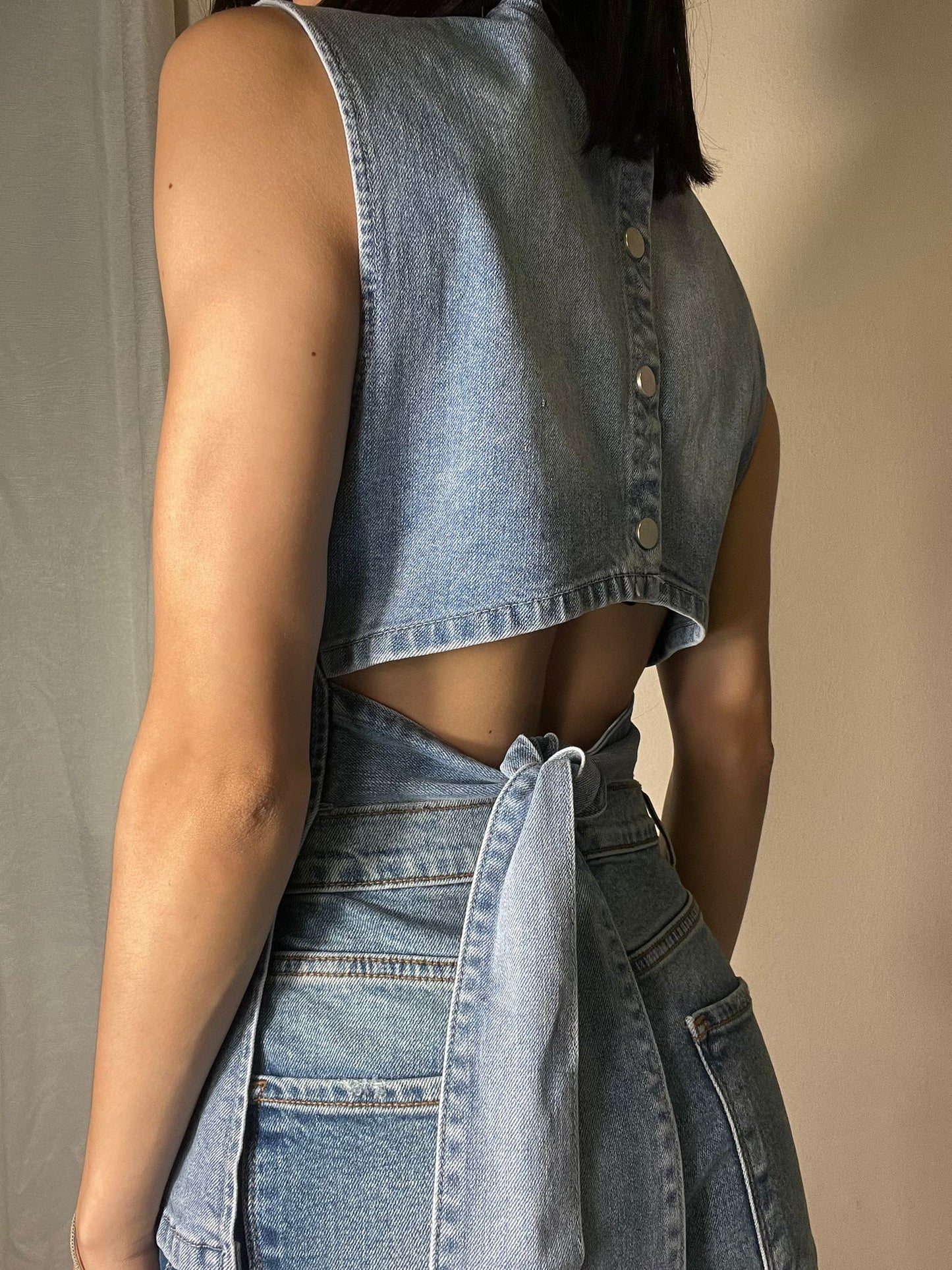 Eloise Denim Top