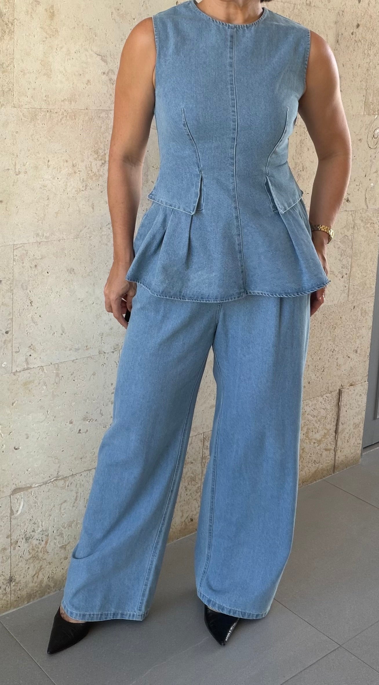 Fiorella Denim Set