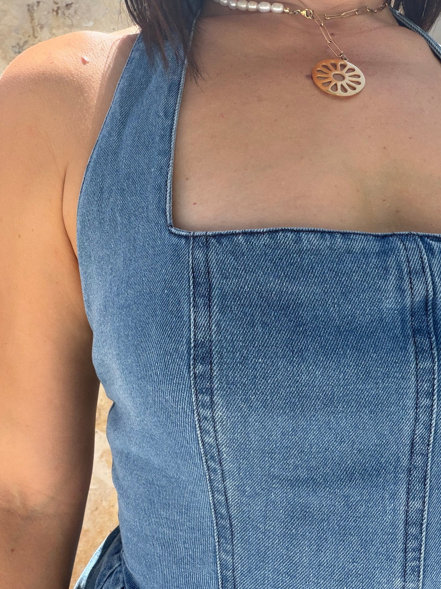 Baru Denim Mini Dress