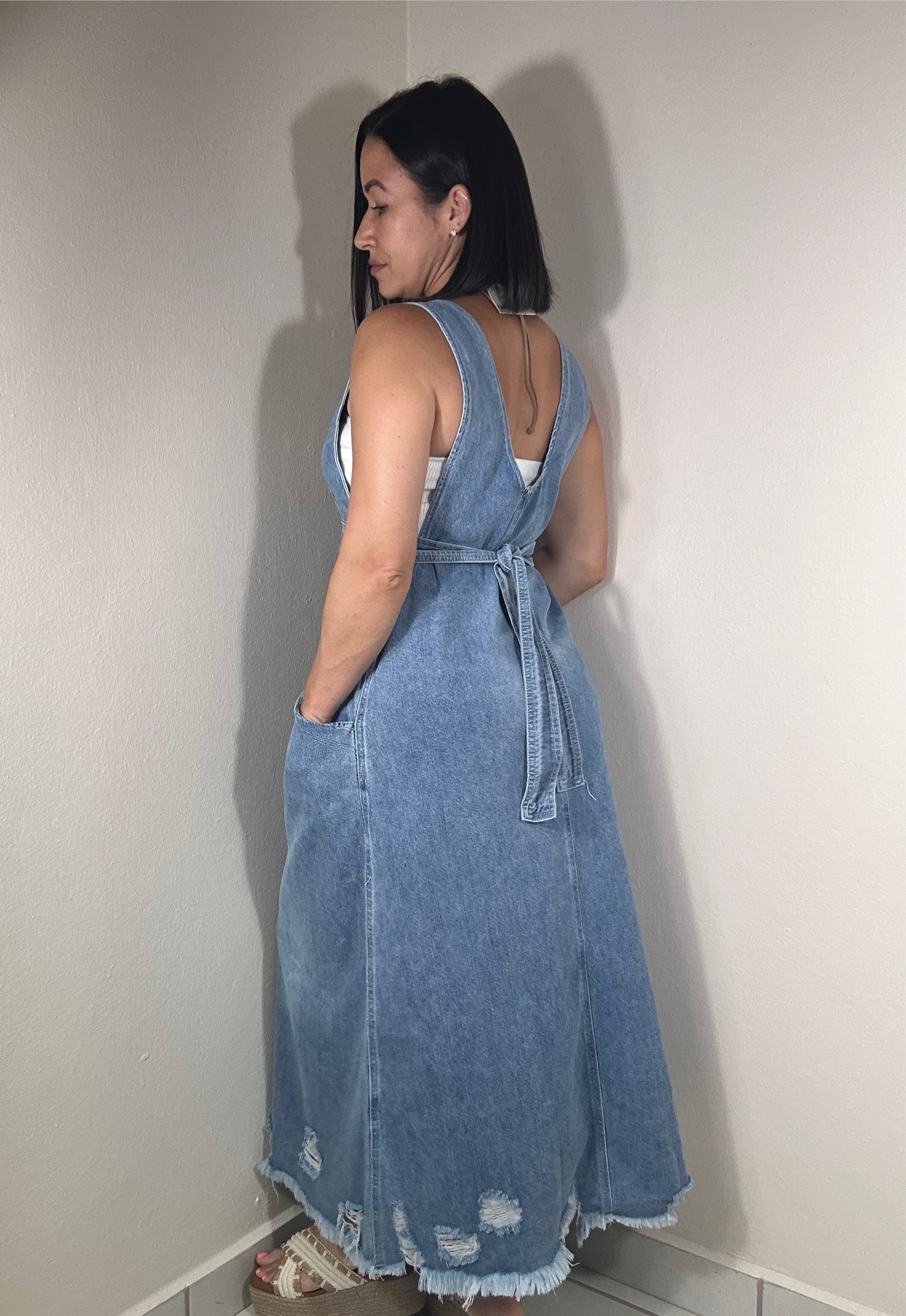 poshmark denim dress Poshmark Designer Dresses Tory Burch Denim Dress Sleeveless Casual Denim Dress ASOS DESIGN Denim Midi-jurk