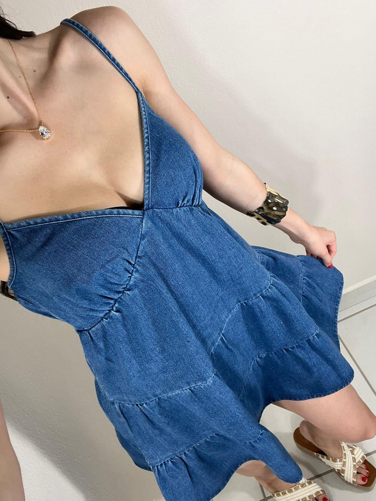 Aymar Mini Denim Dress