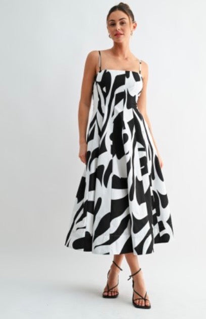 Noir Midi Dress