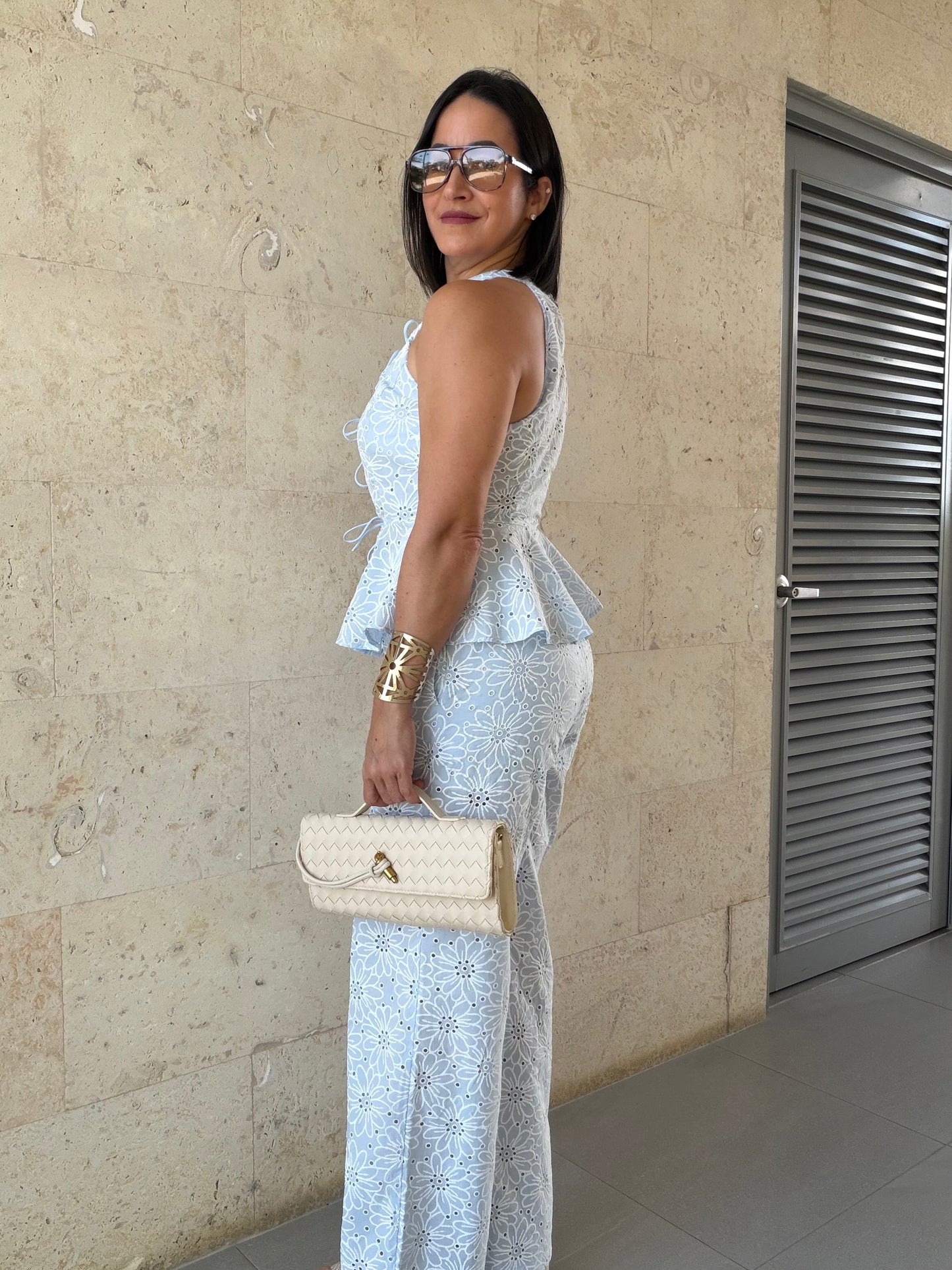 Light Blue Pant Set