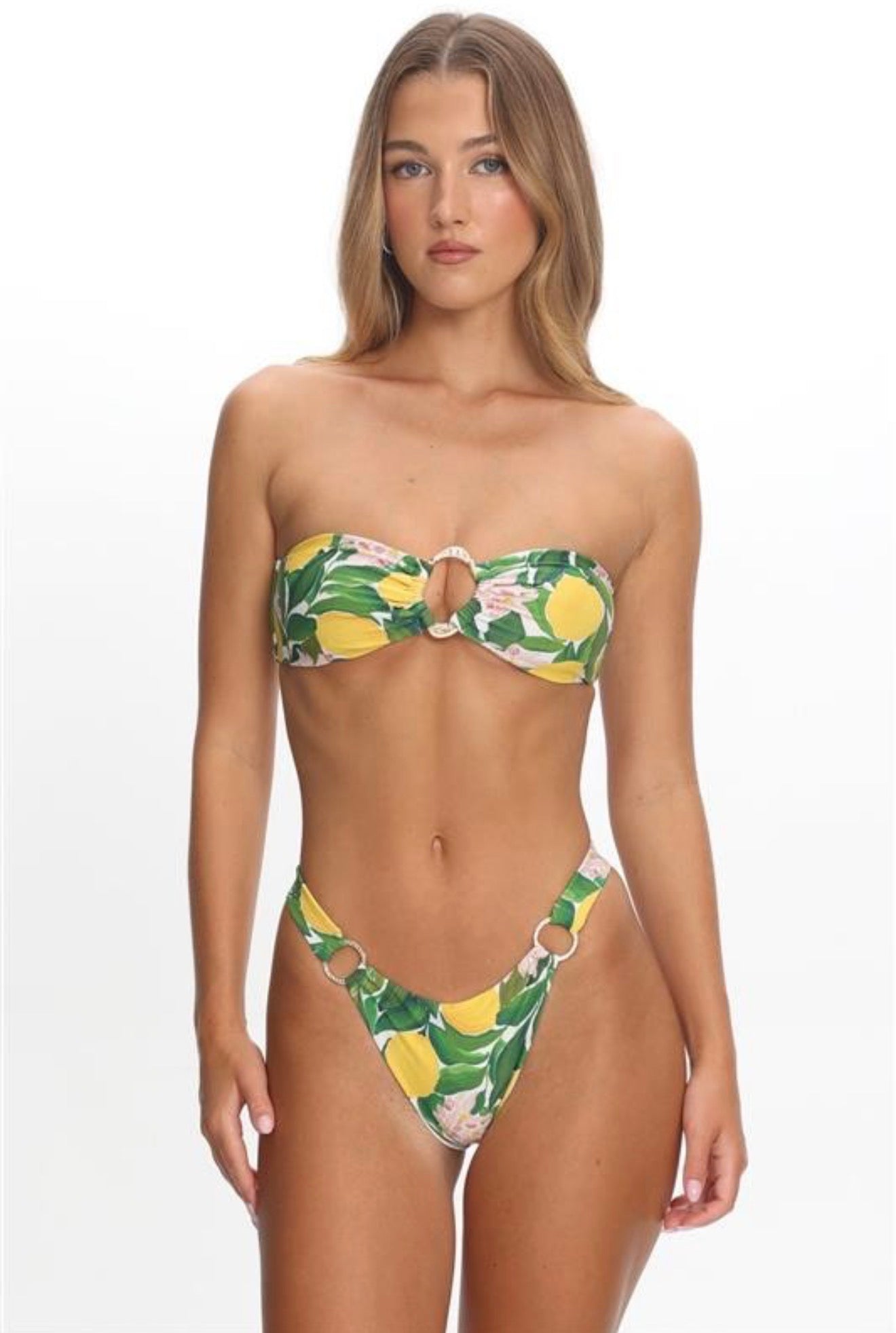 Lemon Print Swimwear Set