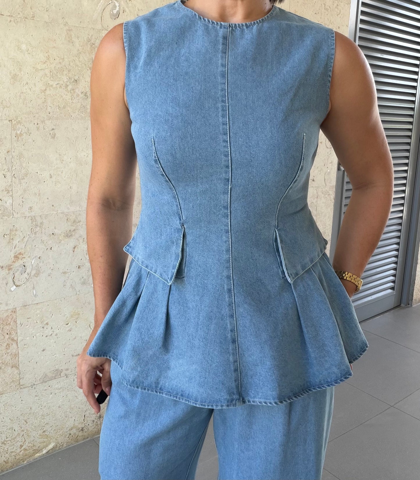 Fiorella Denim Set