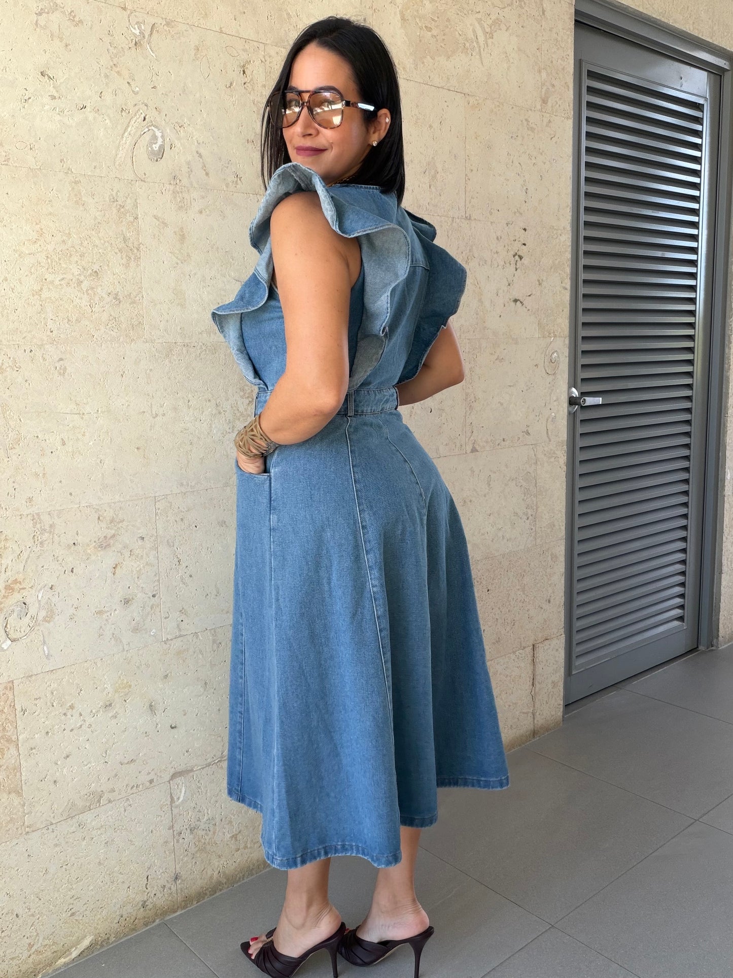 Florencia Denim Dress