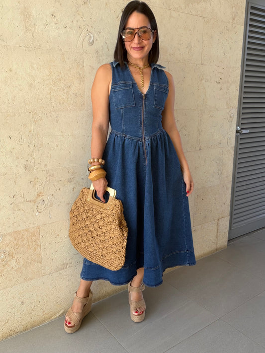 Olivia Denim Dress