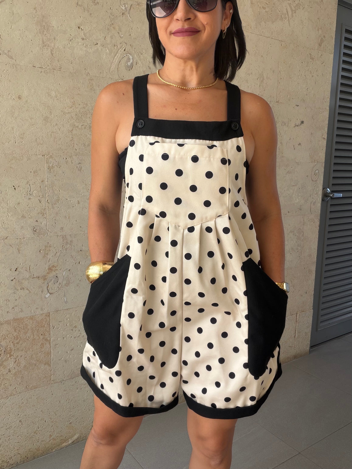 Melissa Polka Dot Romper