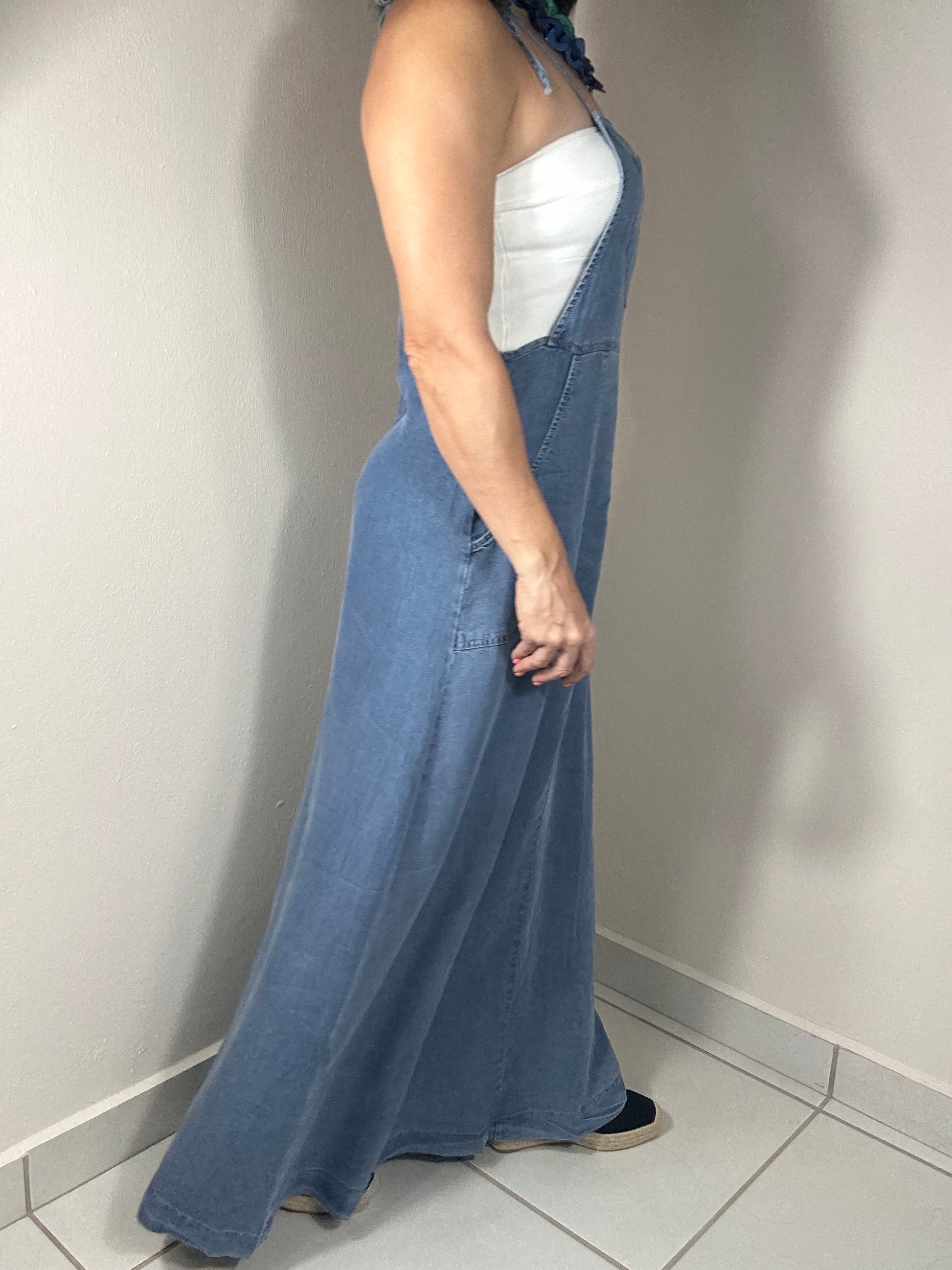 Denim Overall Dress Solandis Boutique LLC Denim Overall Dress Solandis Boutique LLC