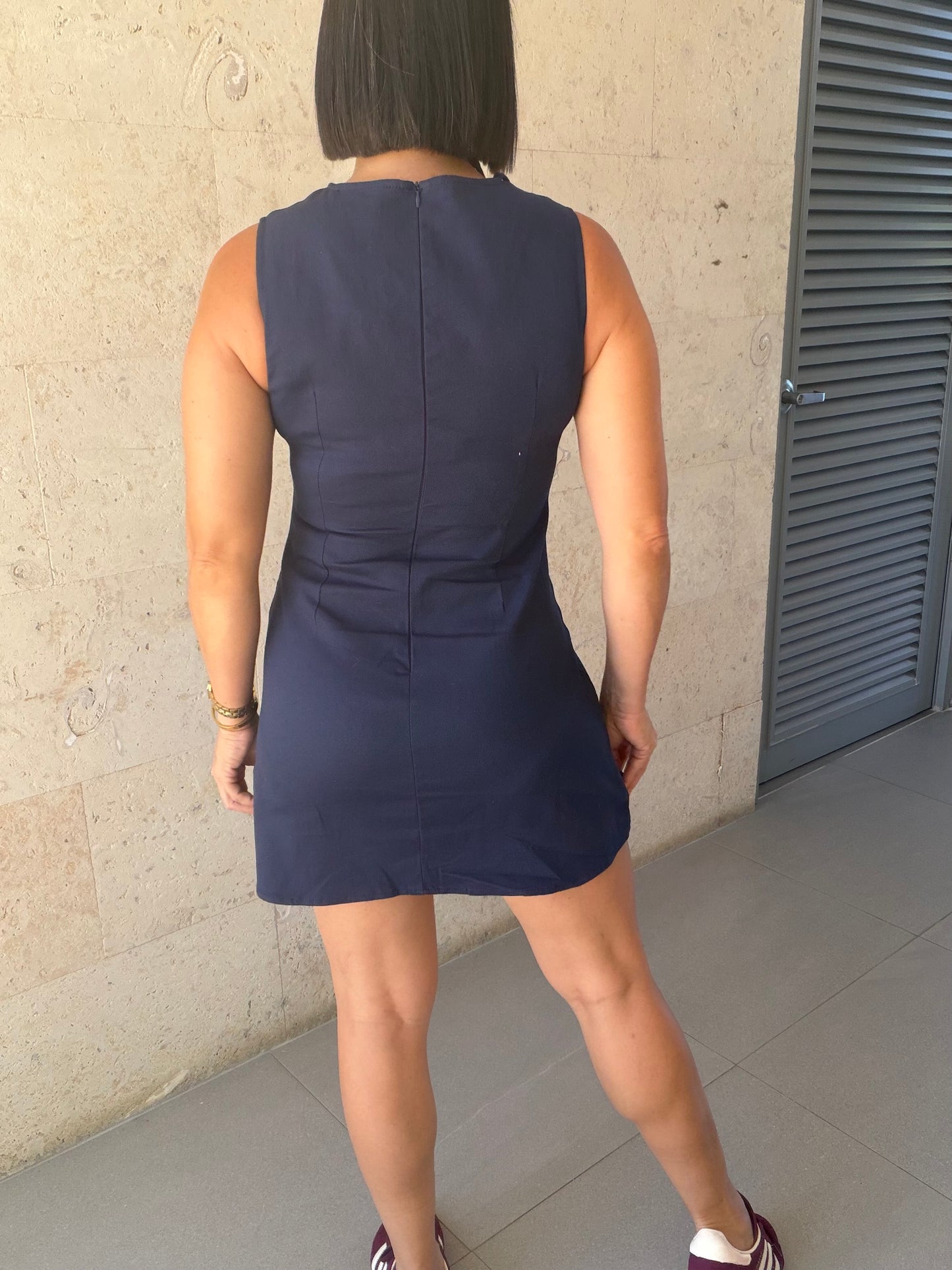 Ribbon mini dress