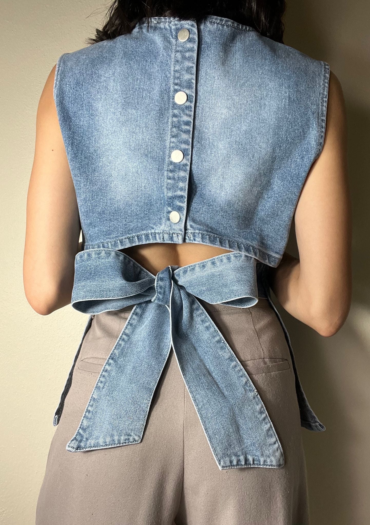 Eloise Denim Top