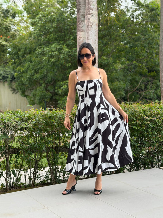 Noir Midi Dress