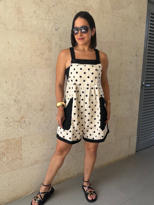 Melissa Polka Dot Romper