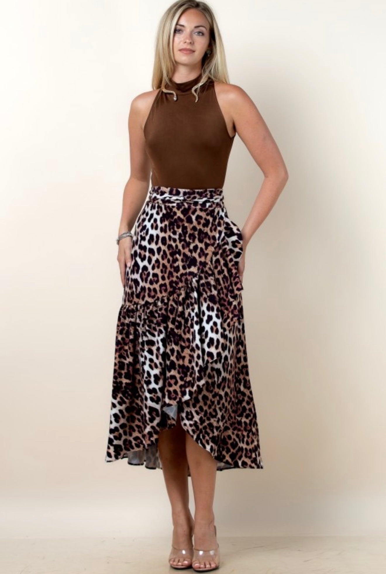Lia Skirt Leopard