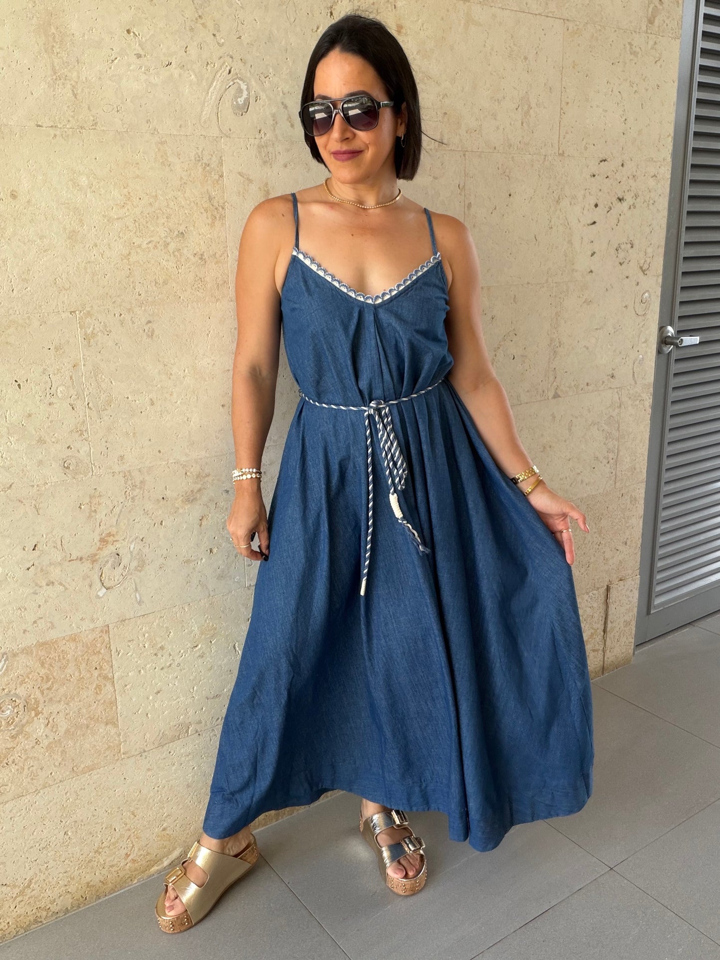 Adina Denim Dress